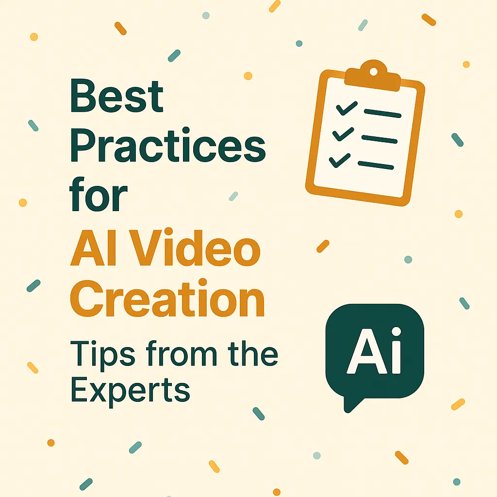 Best practices for AI video creation - tips and strategies